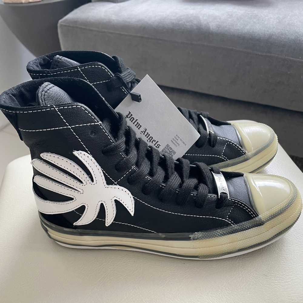 Palm Angels Black Vulcanized Sneaker